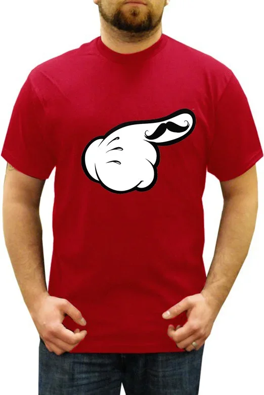 cartoon-hands-the-stache-mens-t-shirt