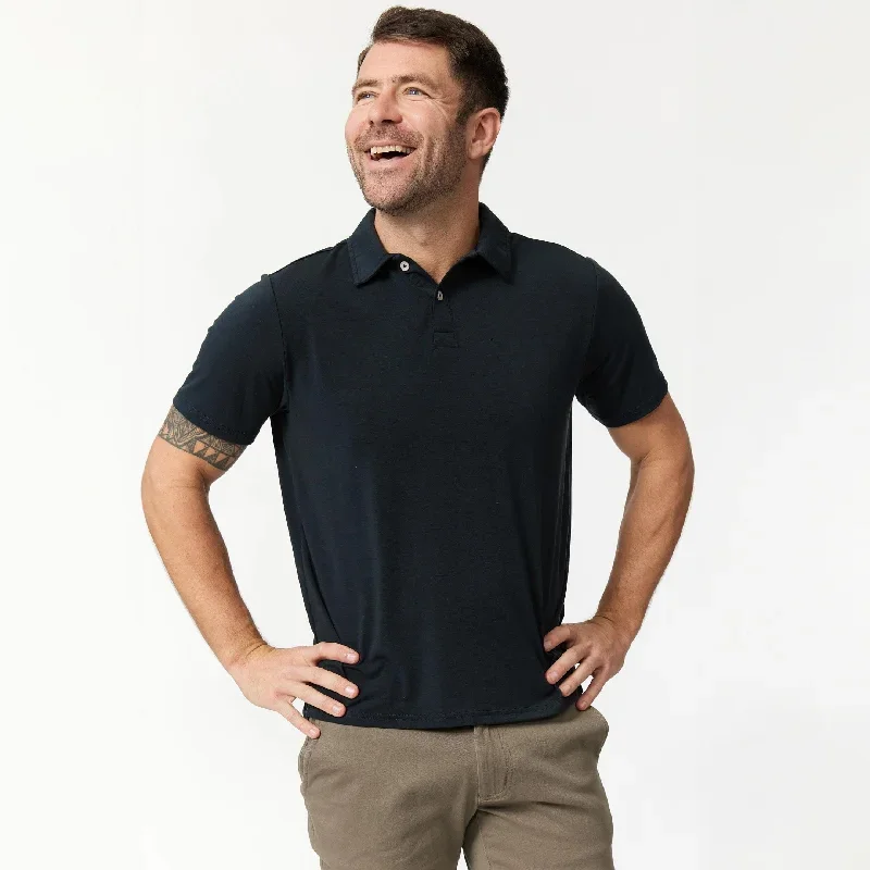 Charcoal Tech Polo