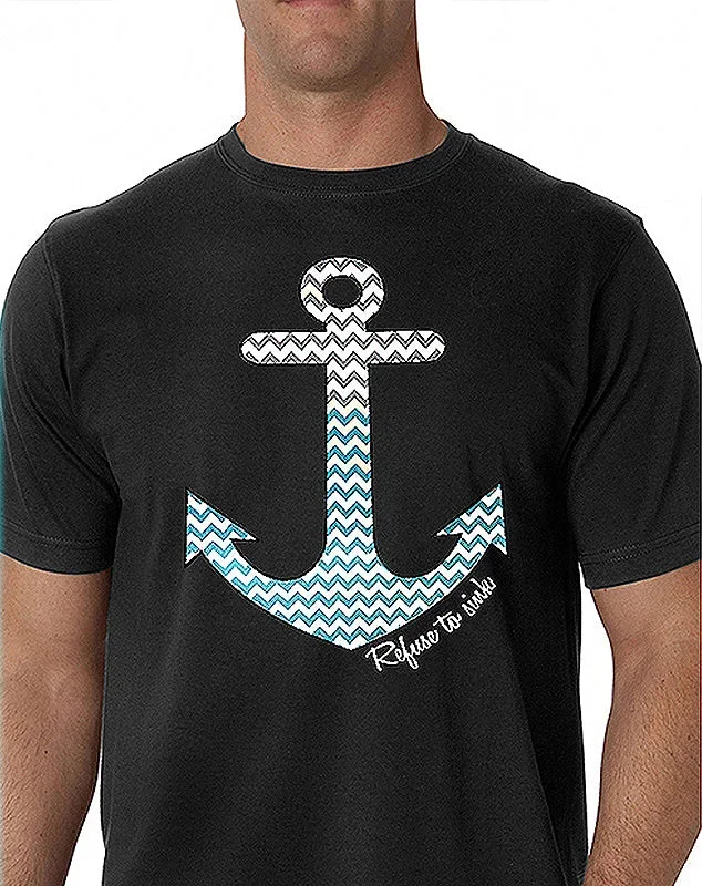 Chevron Lines Refuse To Sink Men's T-Shirt