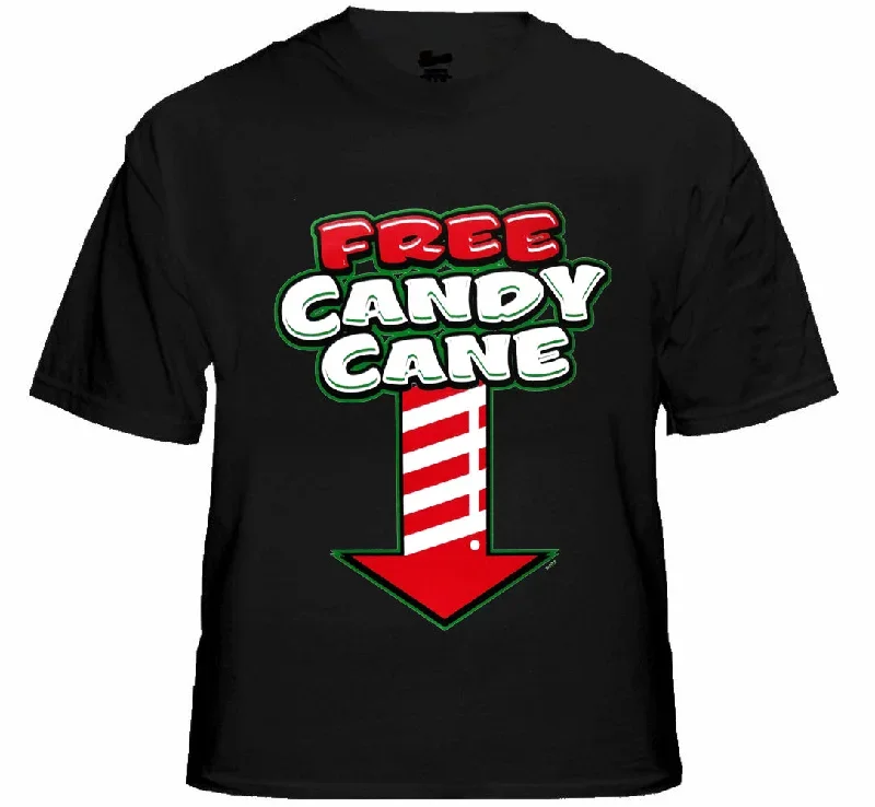 Christmas Tee's - Free Candy Cane Men's T-Shirt