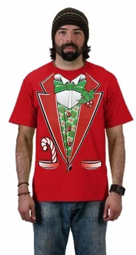 Christmas Tuxedo Men's T-Shirt