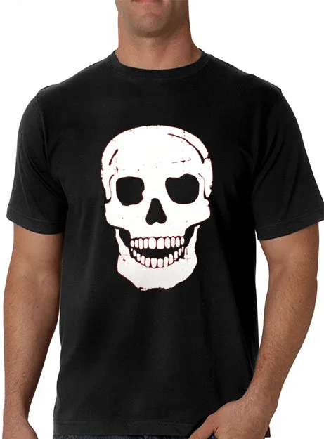 Chuckling Evil Skull Men's T-Shirt