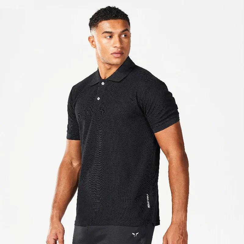 Core Over Achiever Polo - Black