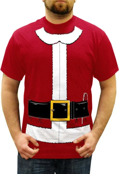 Costume Shirts - Santa Clause Tuxedo Costume Men's T-Shirt