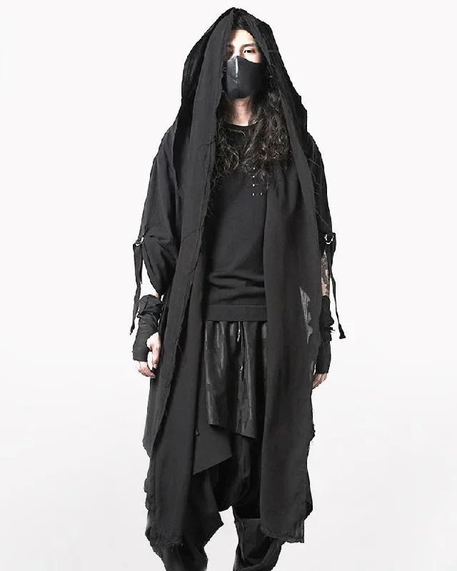 Diablo Immortal Techwear Ninja Cloak Long Coat