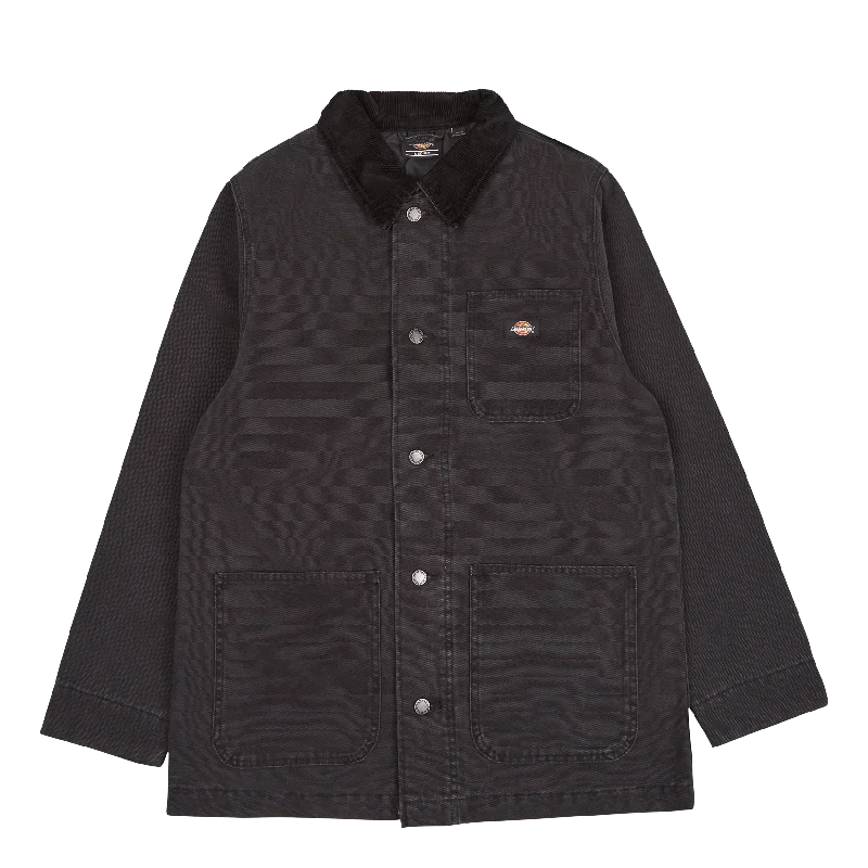 Dickies Duck Canvas Chore Coat Sw Black