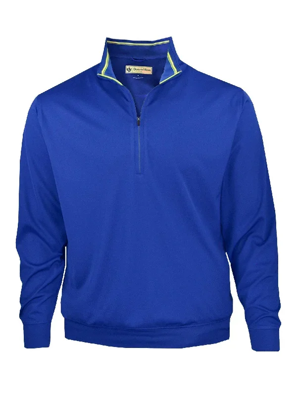 Donald Ross Mens Fairway Pullover - NAVY / MOROCCO