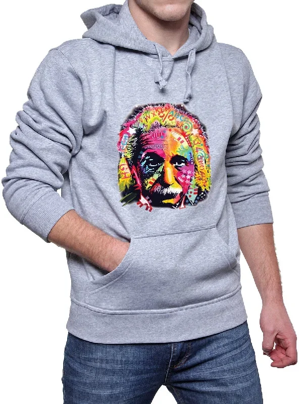 Einstein Graffiti Fractal Adult Hoodie