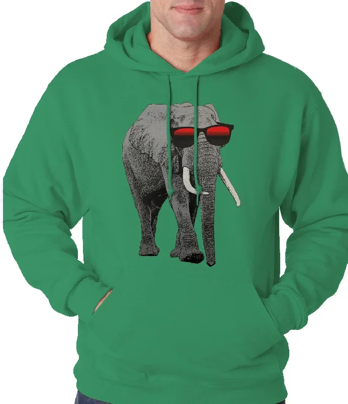 elephant-wearing-sunglasses-adult-hoodie