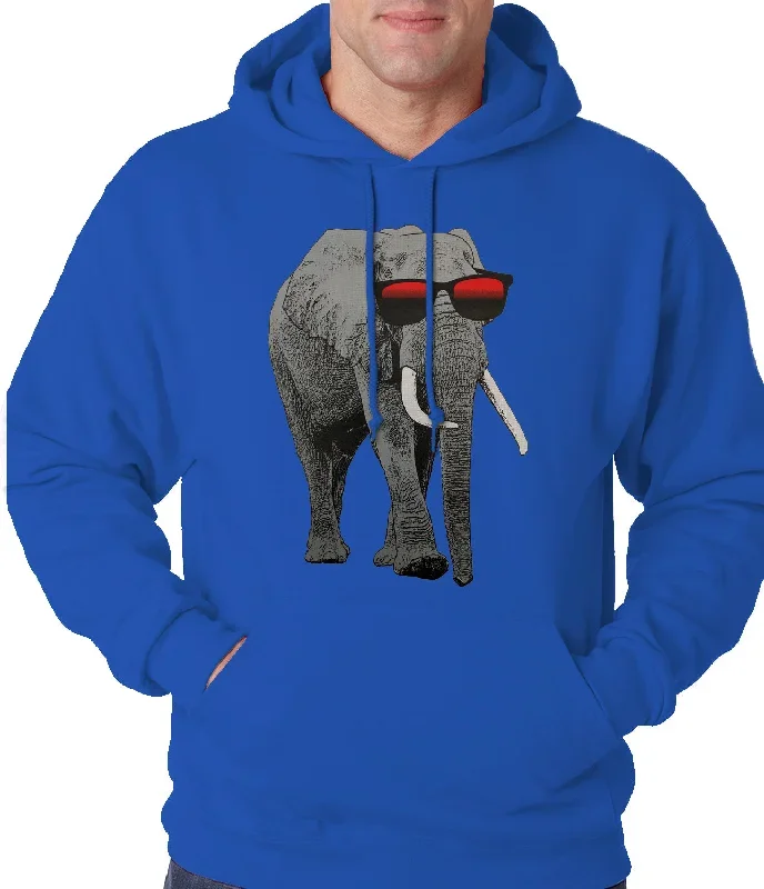 elephant-wearing-sunglasses-adult-hoodie