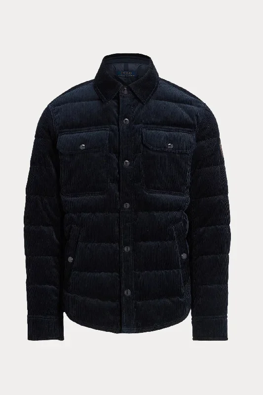 Polo Ralph Lauren Fitilli Kadife Puffer Ceket