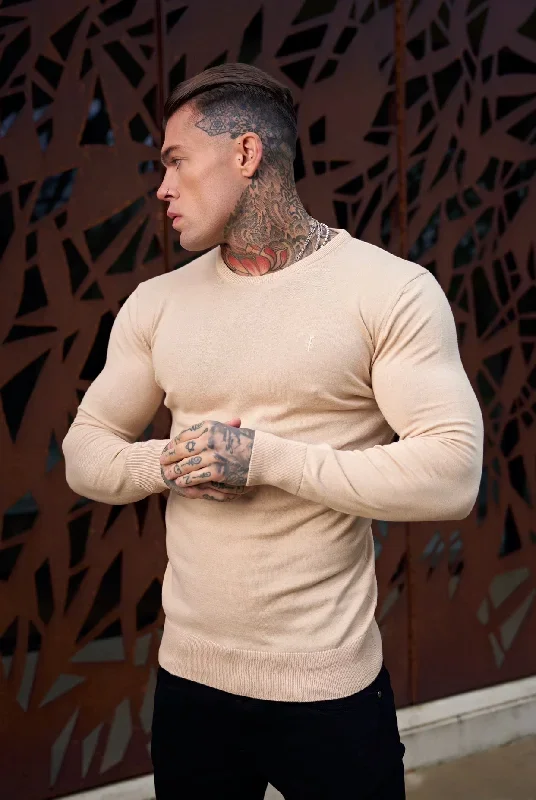 father-sons-classic-beige-crew-neck-knitted-jumper-with-tonal-emblem-fsh672