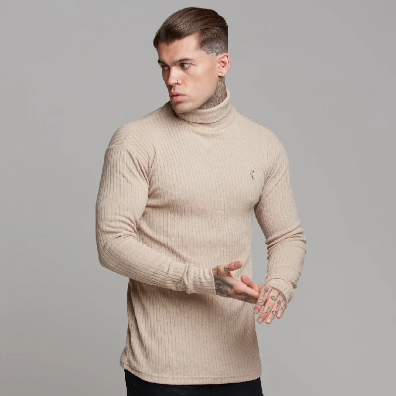 father-sons-classic-beige-ribbed-knit-roll-neck-jumper-fsh292