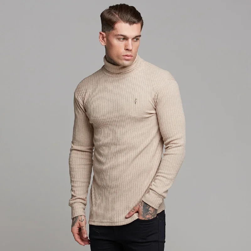 father-sons-classic-beige-ribbed-knit-roll-neck-jumper-fsh292