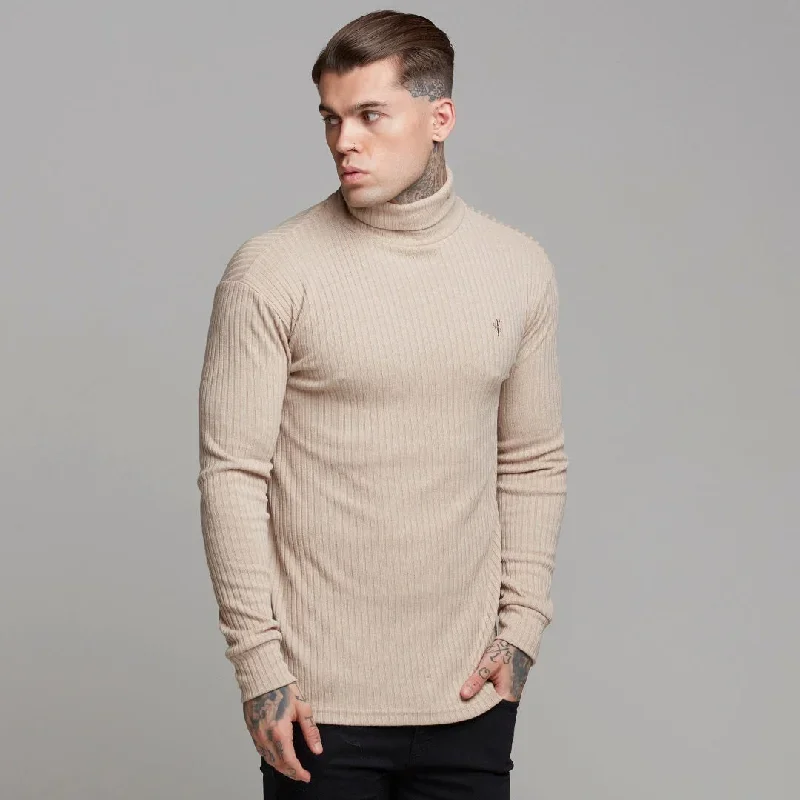 father-sons-classic-beige-ribbed-knit-roll-neck-jumper-fsh292