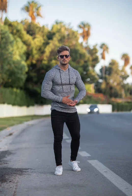 father-sons-classic-grey-black-ribbed-knit-hoodie-jumper-fsh509