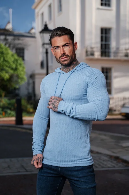 father-sons-classic-light-blue-ribbed-knit-hoodie-jumper-fsh908