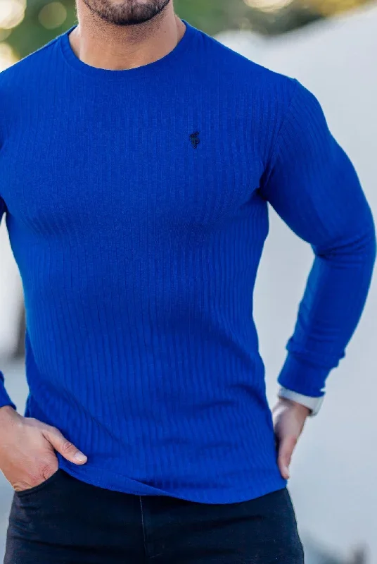 father-sons-classic-royal-blue-ribbed-knit-jumper-fsh596