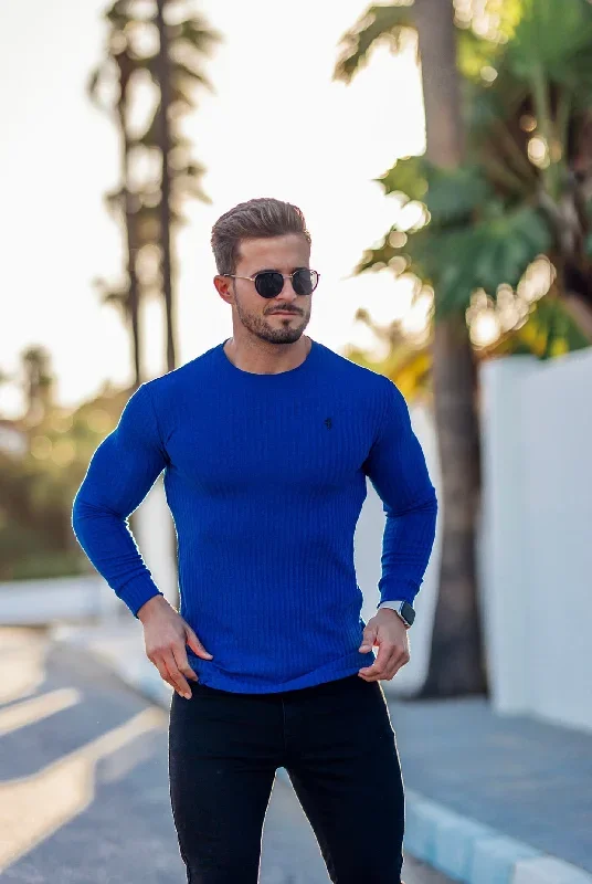 father-sons-classic-royal-blue-ribbed-knit-jumper-fsh596