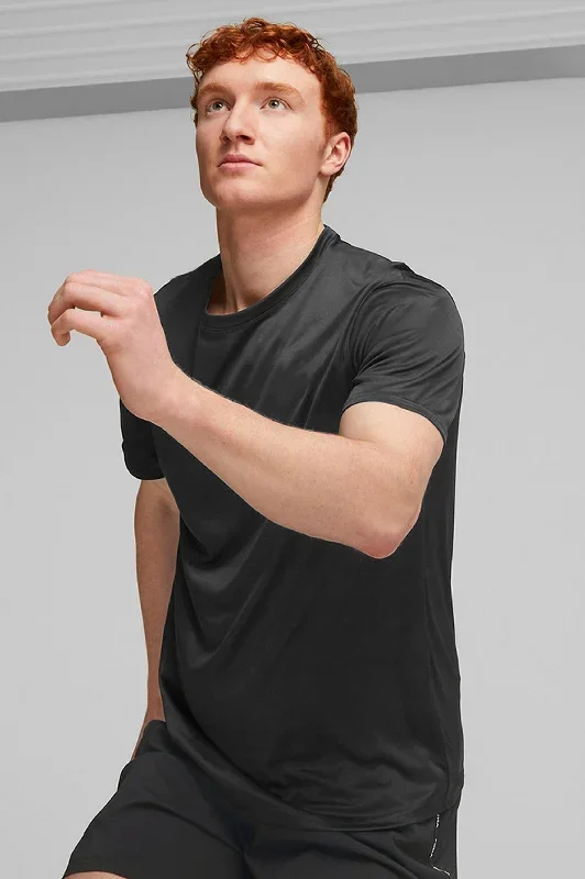 Fevlo Men's Solid Design Activewear Classic Tee Shirt