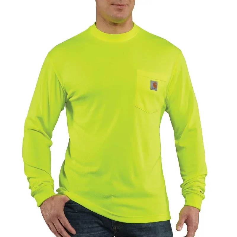 Carhartt Force 100494 Color Enhanced Hi-Vis Long-Sleeve T-Shirt