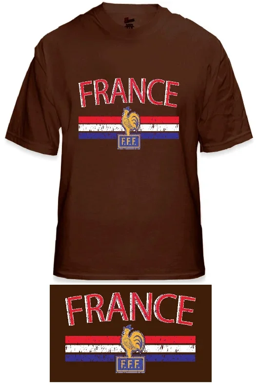 France Vintage Shield International Mens T-Shirt