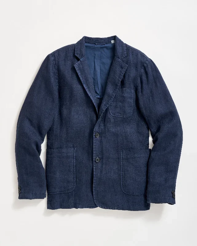 GARMENT DYED LINEN ARCHIE JACKET