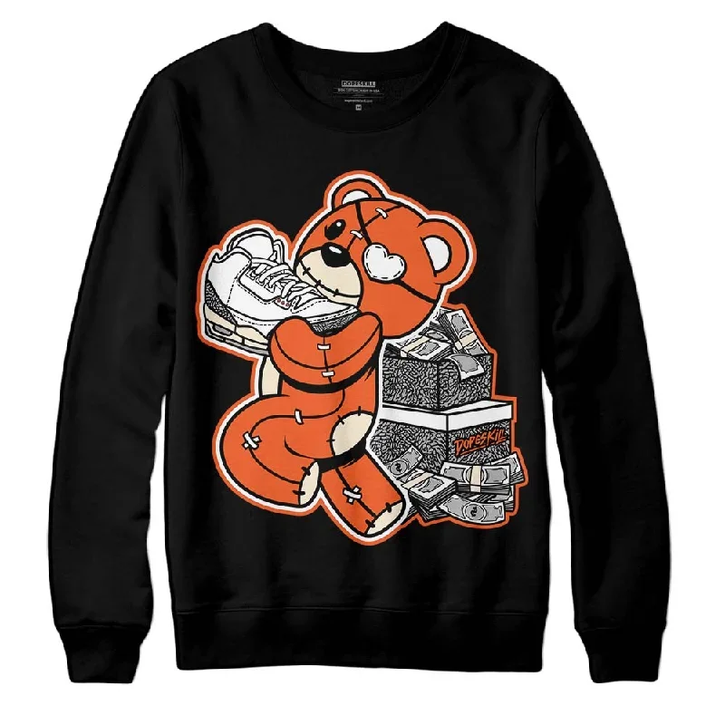 Georgia Peach 3s DopeSkill Sweatshirt Bear Steals Sneaker Graphic