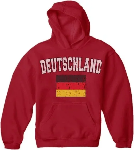 Germany "Deutschland" Vintage Flag International Hoodie