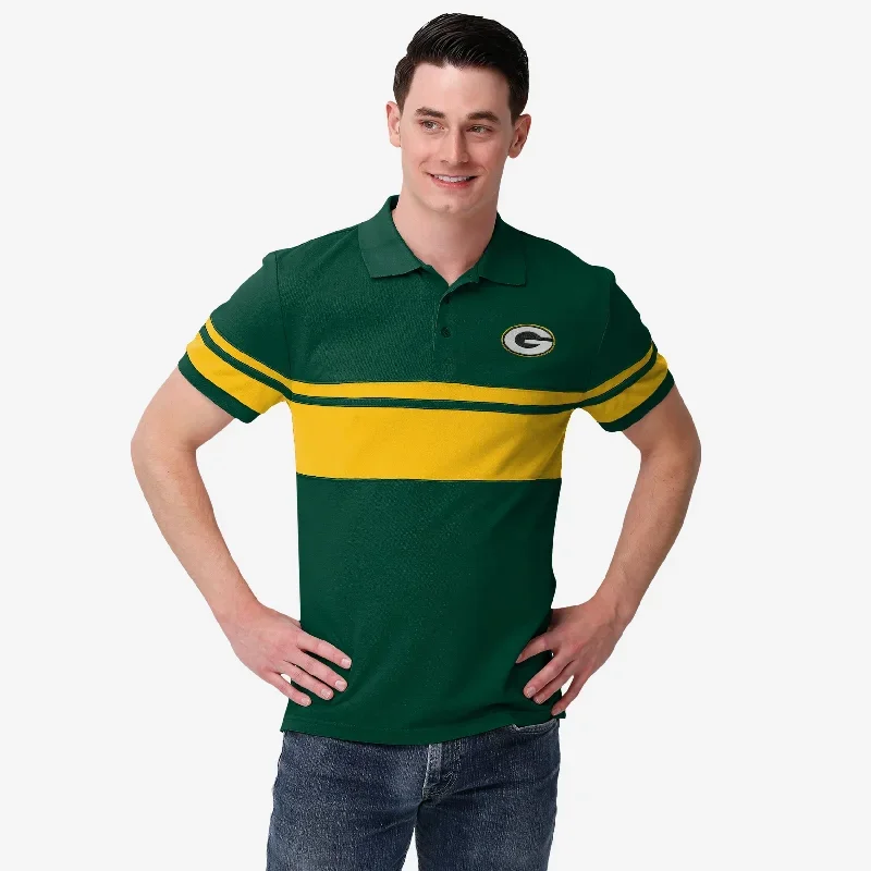 Green Bay Packers Cotton Stripe Polo