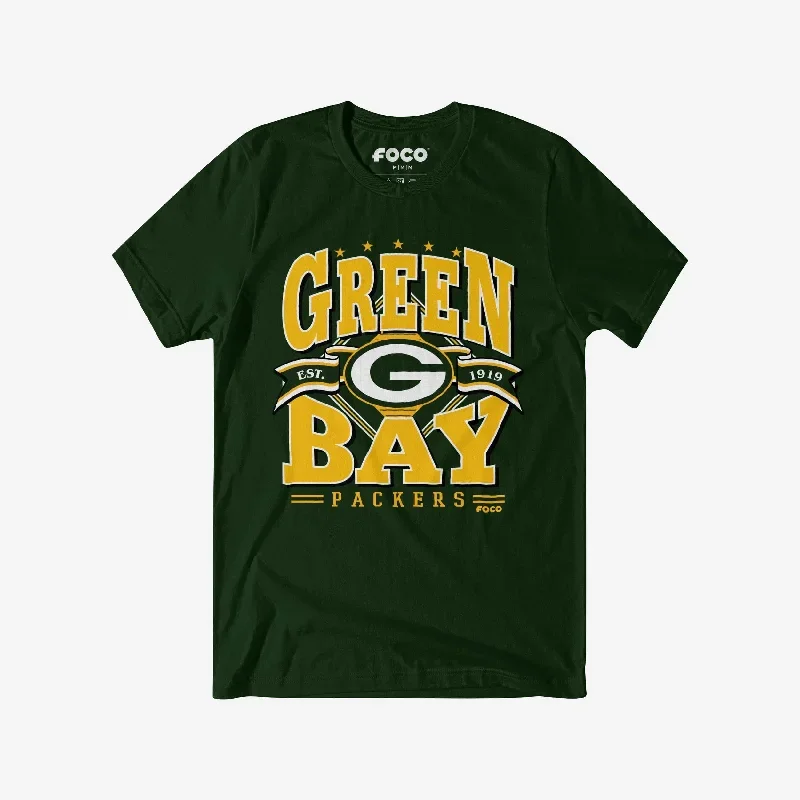 Green Bay Packers Established Banner T-Shirt