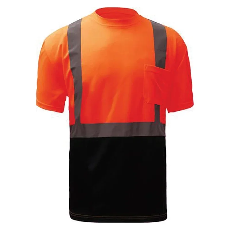 GSS Safety ANSI 2 Safety Hi-Vis T-Shirt with Black Bottom