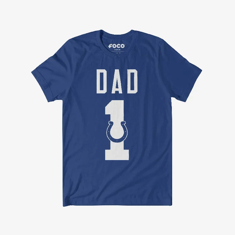 Indianapolis Colts Number 1 Dad T-Shirt