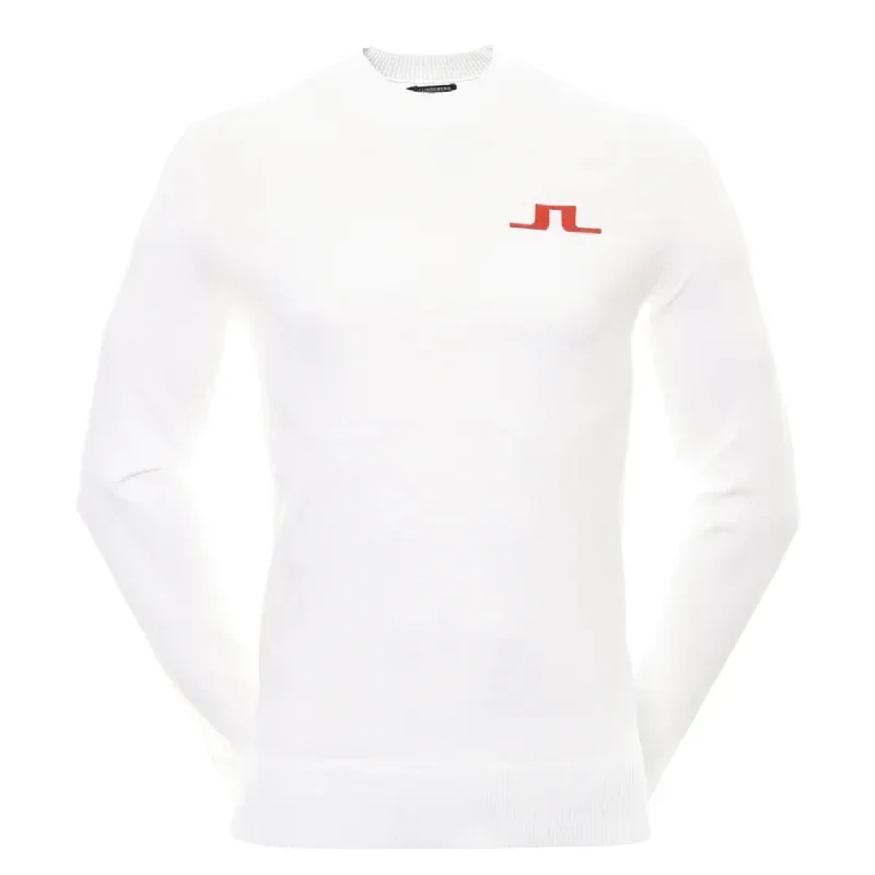 J.Lindeberg Mens Gus Golf Sweater - WHITE