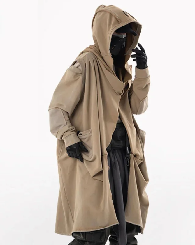 Japanese Techwear Wanderer Long Coat