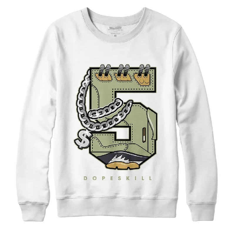 AJ 5 Jade Horizon DopeSkill Sweatshirt No.5 Graphic