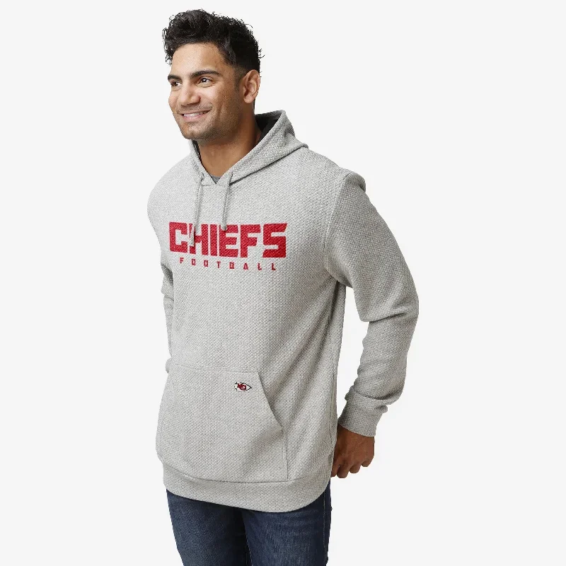 Kansas City Chiefs Gray Woven Hoodie