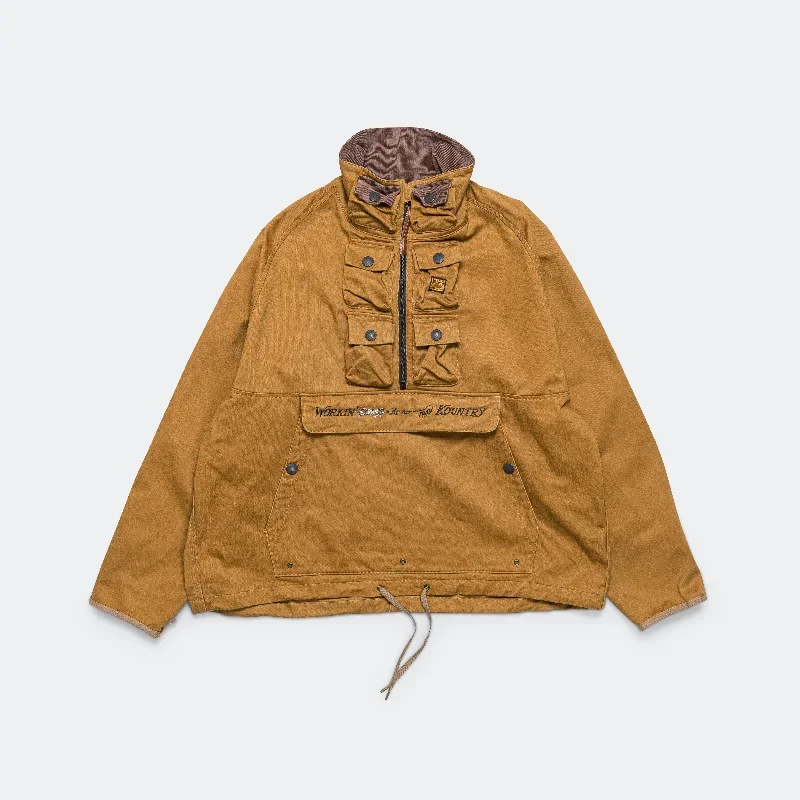 Chino NICKLE 6 Anorak(WORKING Embroidery) - Camel/Navy