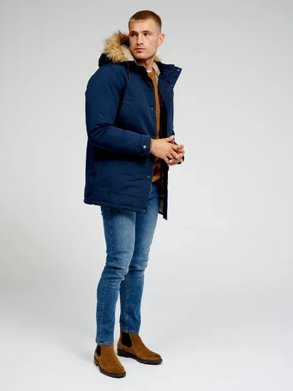 klassisk-lang-parka-jakke-navy