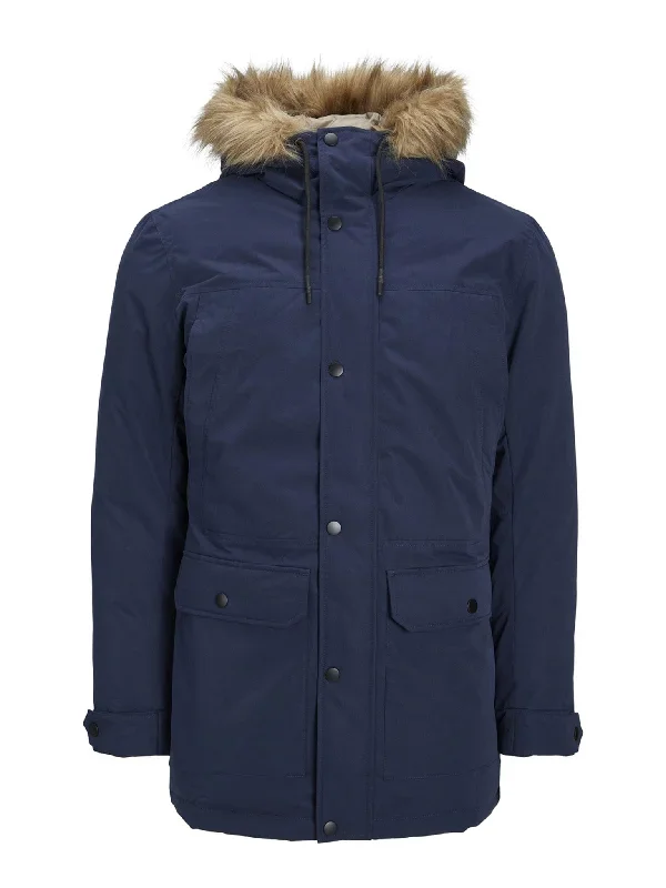 klassisk-lang-parka-jakke-navy