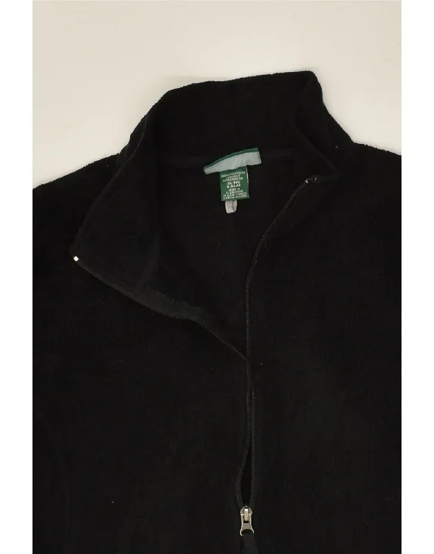 l-l-bean-mens-fleece-gilet-uk-42-xl-black-polyester