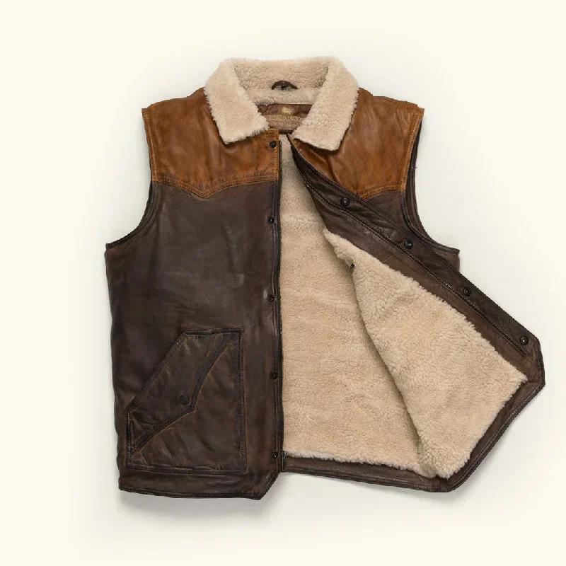 leather-western-vest