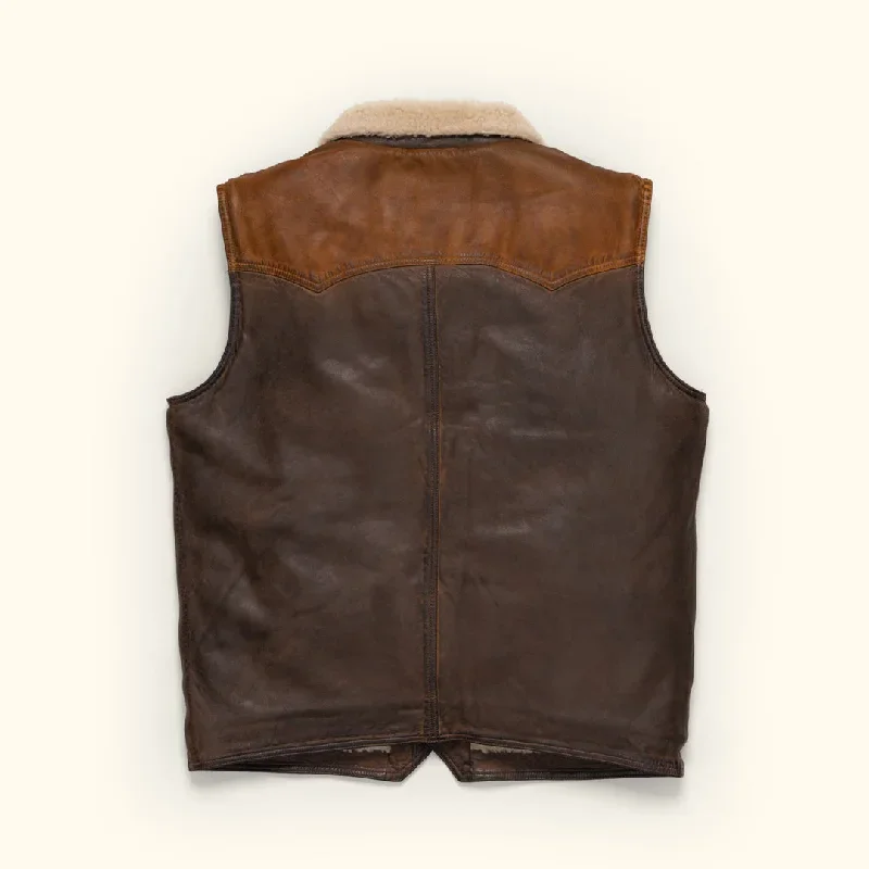 leather-western-vest