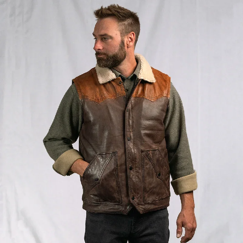 leather-western-vest