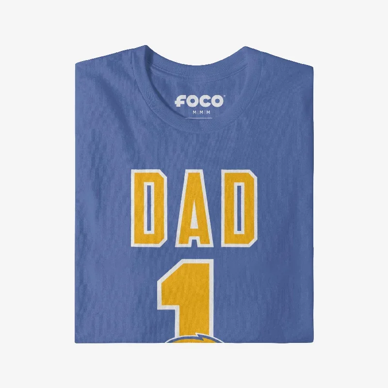 los-angeles-chargers-number-1-dad-t-shirt