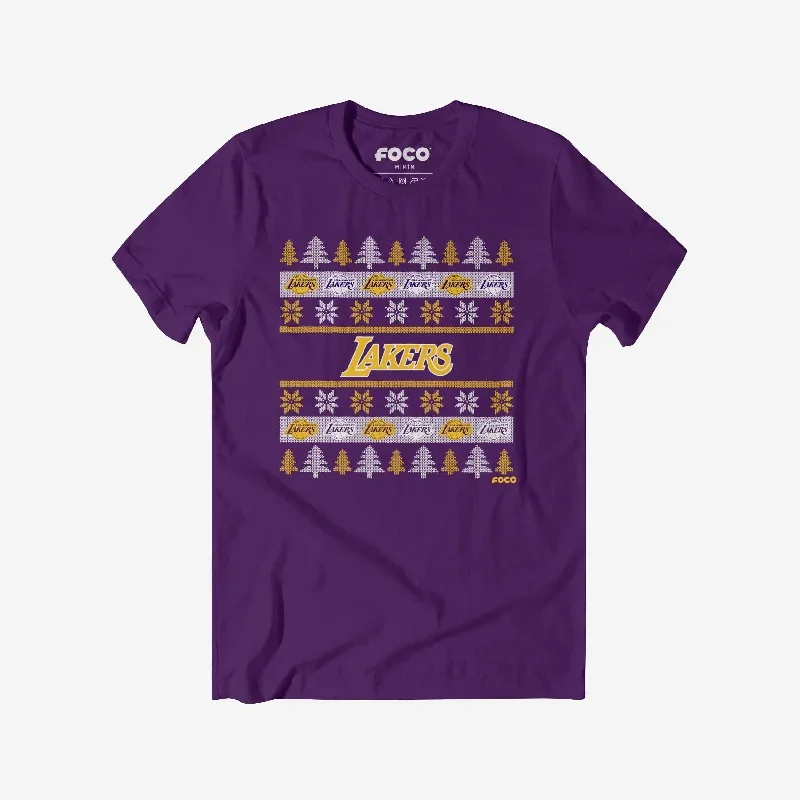 Los Angeles Lakers Holiday Sweater T-Shirt