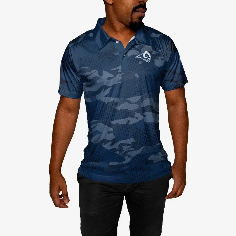 Los Angeles Rams Printed Camo Polo