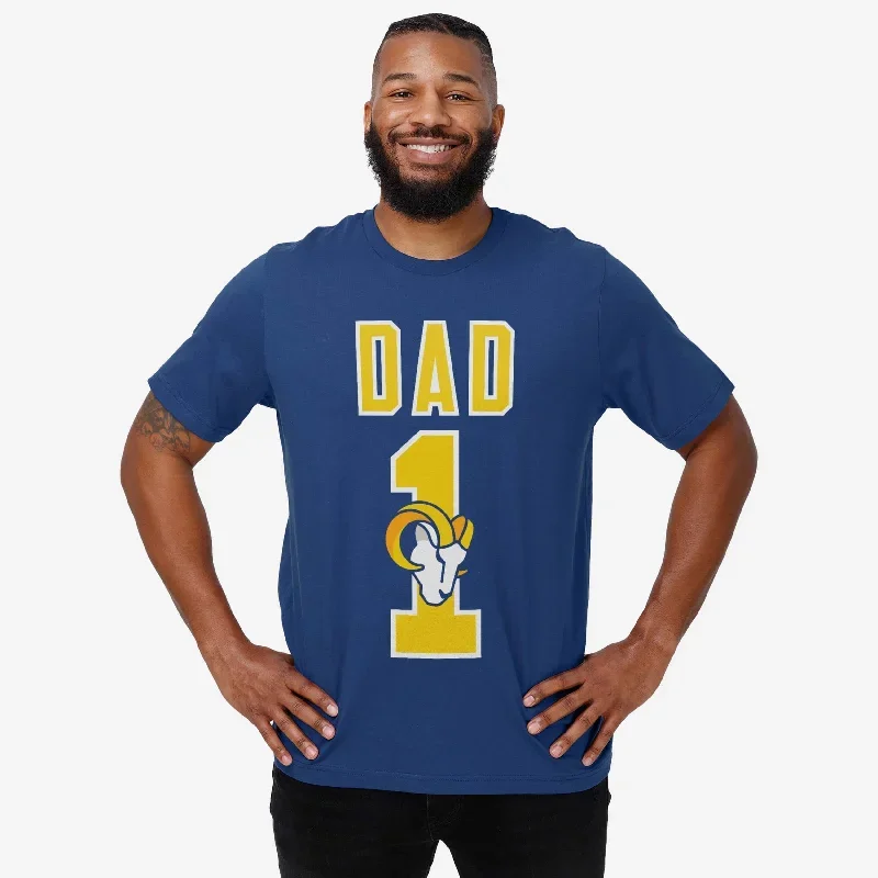 los-angeles-rams-number-1-dad-t-shirt