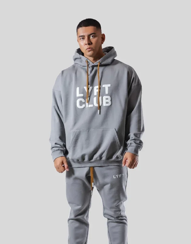 LYFT CLUB Oversize Sweat Hoodie - Grey