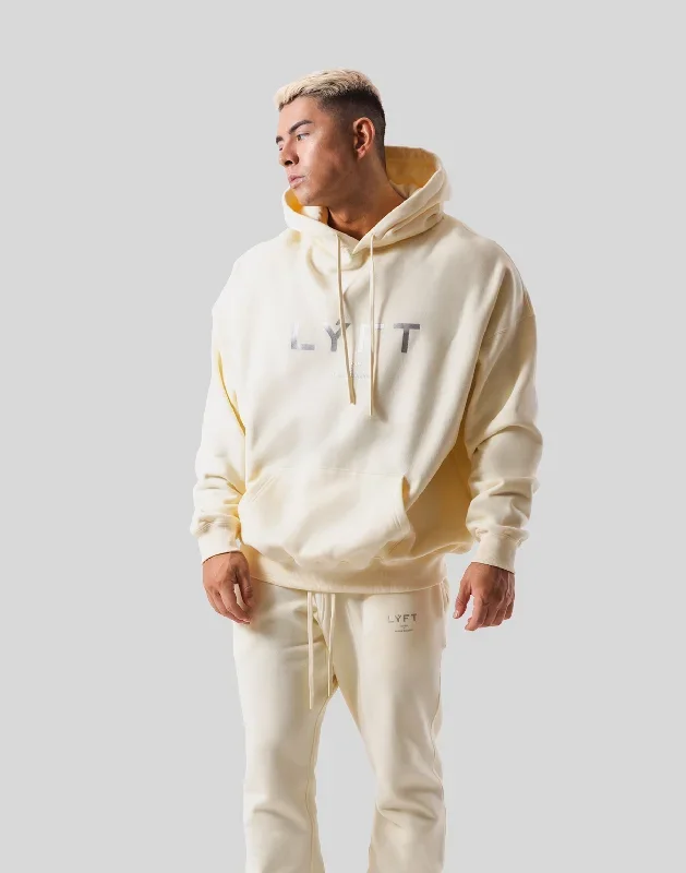 LYFT Oversize Sweat Hoodie - Ivory